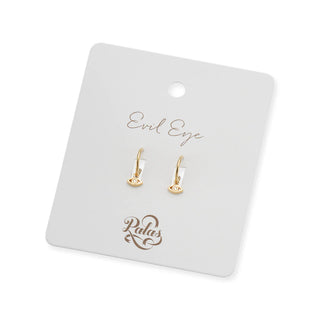 Palas Hoop Earrings - Evil Eye