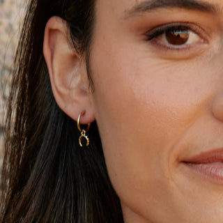 Palas Hoop Earrings - Goddess Moon