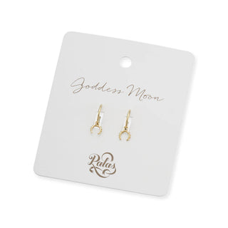 Palas Hoop Earrings - Goddess Moon