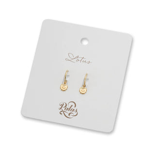 Palas Hoop Earrings - Lotus