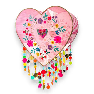 Lamp shade Large Heart Pink