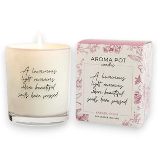 Sympathy Memorial Candle - Kakadu Plum 50+hrs