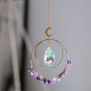 Lucy Fox Aurora Suncatcher Amethyst - Stone Of Peace