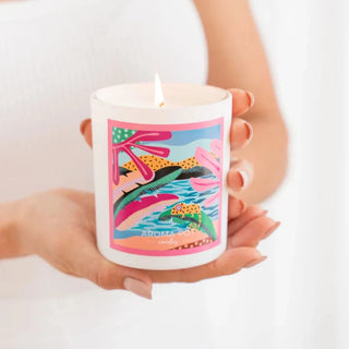 Deb McNaughton artist Soy Candle - Coconut Pineapple + Guava