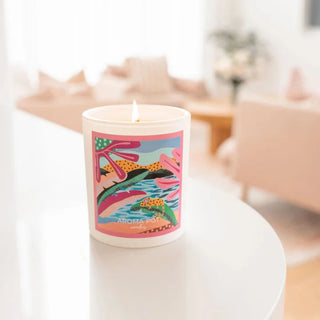 Deb McNaughton artist Soy Candle - Coconut Pineapple + Guava