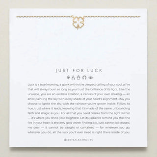 Bryan Anthonys Just For Luck - Clover Necklace