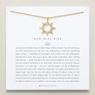 Bryan Anthonys Sun Will Rise Necklace