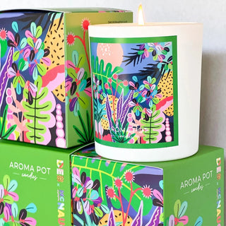 Deb McNaughton artist Soy Candle - Lime Basil + Mandarin
