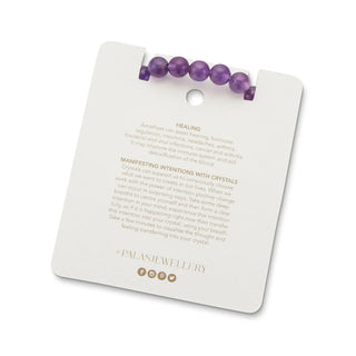 Energy Gem Bracelet - Protection - Amethyst