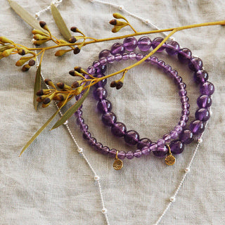Energy Gem Bracelet - Protection - Amethyst