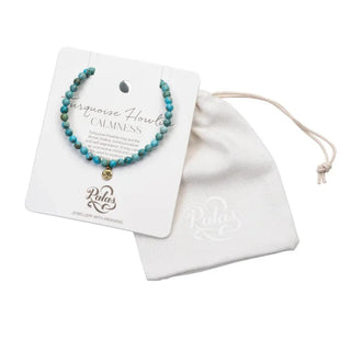 Healing Gem Bracelet - Calmness - Turquoise Howlite