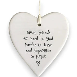 East Of India Hanging Heart – Good Friends