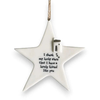 Hanging Star – I Thank My Lucky Stars