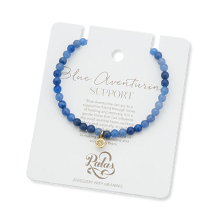 Healing Gem Bracelet - Support - Blue Aventurine