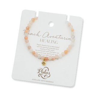 Healing Gem Bracelet - Healing - Peach Aventurine