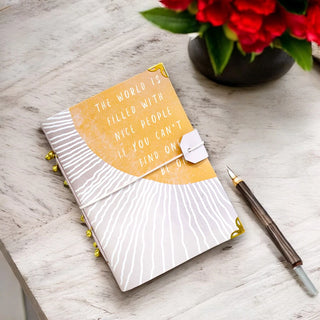 Leather Notebook - Nice People
