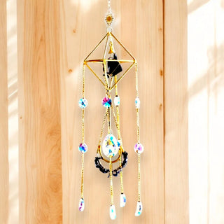 Mayla Crystal Suncatcher - Black Obsidian - Grounding & Protection