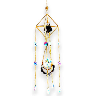 Mayla Crystal Suncatcher - Black Obsidian - Grounding & Protection