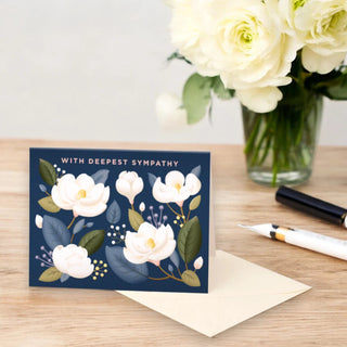 Greeting Card - Magnolia Sympathy