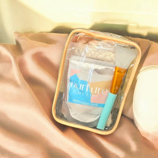 Australian Pink Clay Mask Kit Bag