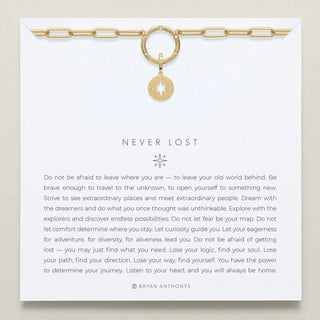 Never Lost - Paperclip Chain & Charm Necklace Set