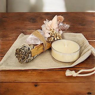 Cleansing Kit - Rose Quartz for a Heart Centered Home