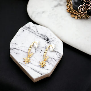 Palas Hoop Earrings - North Star