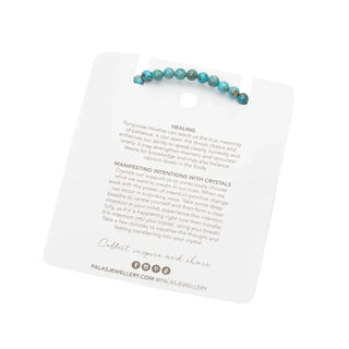 Healing Gem Bracelet - Calmness - Turquoise Howlite