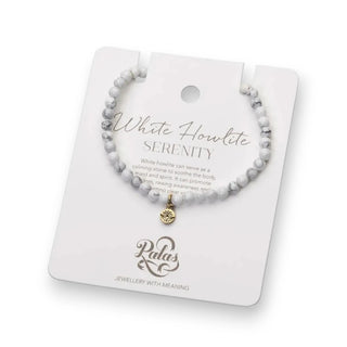 Healing Gem Bracelet - Serenity - White Howlite