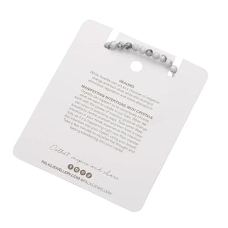 Healing Gem Bracelet - Serenity - White Howlite