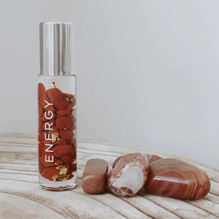 Summer Salt Body Essential Oil Roller Energy Red Jasper 10ml