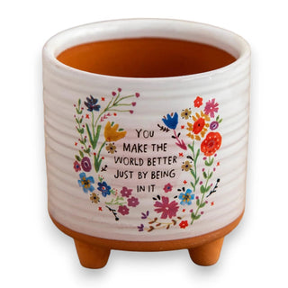Artisan Terracotta Planter - World Better (Mini)
