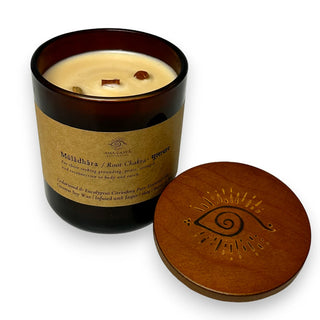 Amavasya Healing Meditation Essential Oil Candle - Mūlādhāra / Root Chakra