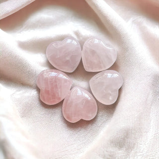 Nurture My Life Mini Heart - Rose Quartz