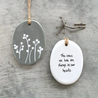 Sgraffito Hanger – The Ones We Love Are Always in Our Hearts