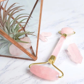 Crystal Face & Body Roller - Rose Quartz