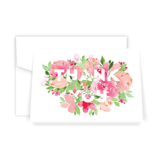 Greeting Card - Thank You (floral)