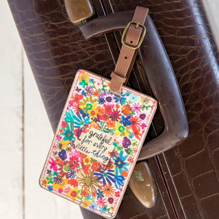 Travel Happy Luggage Tag - Grateful