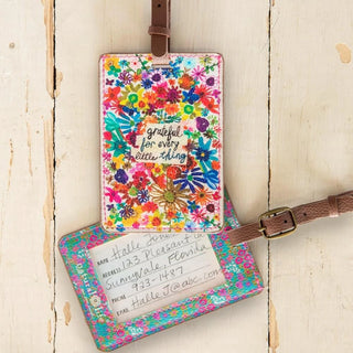 Travel Happy Luggage Tag - Grateful