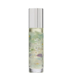 Essential Oil Roller Focus Rainbow Fluorite 10ml