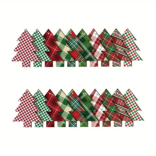 Wooden Christmas Tree Gift Tags