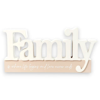 Word Plaque - Family