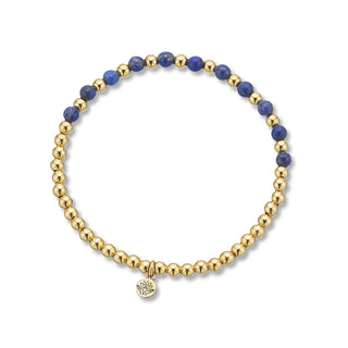 Palas Lotus Purity Bracelet - Creativity - Lapis Lazuli