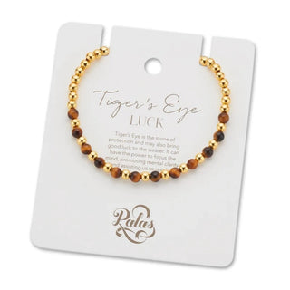 Palas Lotus Purity Bracelet - Luck - Tiger's Eye