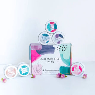 Aroma Pot candles Sample Pack - Classic Scented Soy Candles (Mini)