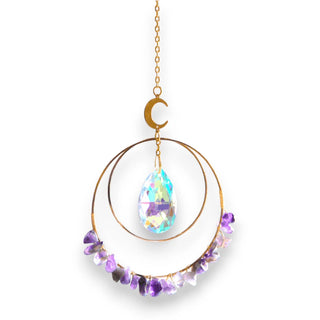 Lucy Fox Aurora Suncatcher Amethyst - Stone Of Peace