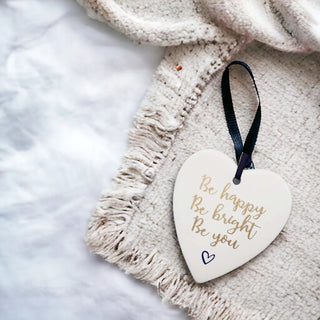 LaVida Ceramic Hanging Heart - Be You