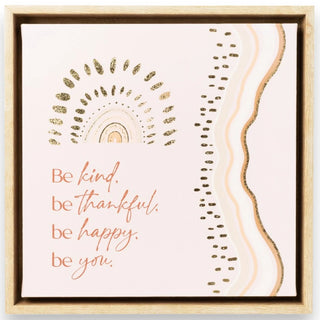 Framed Canvas - Be Kind