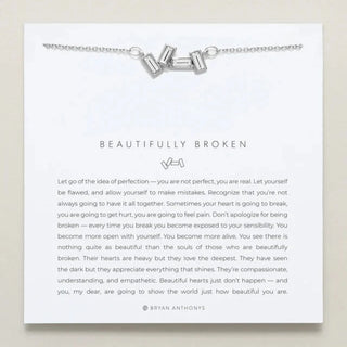 Beautifully Broken - Necklace (Silver)