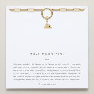 Bryan Anthonys Move Mountains - Charm Necklace